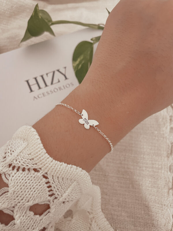 Pulseira Borboleta Personalizada