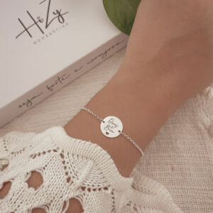 Pulseira frase personalizada