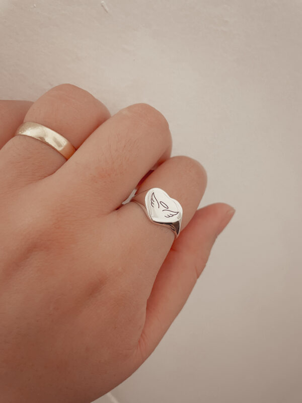 Anel Coração Personalizado