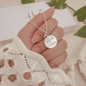 Colar Seja Forte e Corajosa