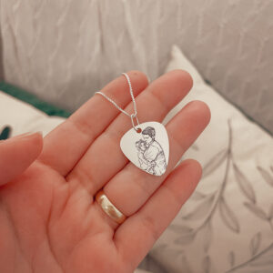 Colar palheta com foto