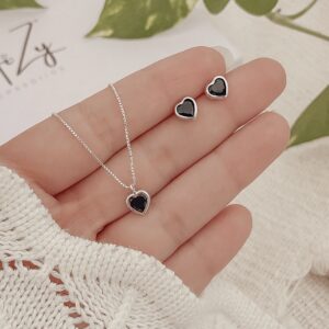 Conjunto Coração Preto