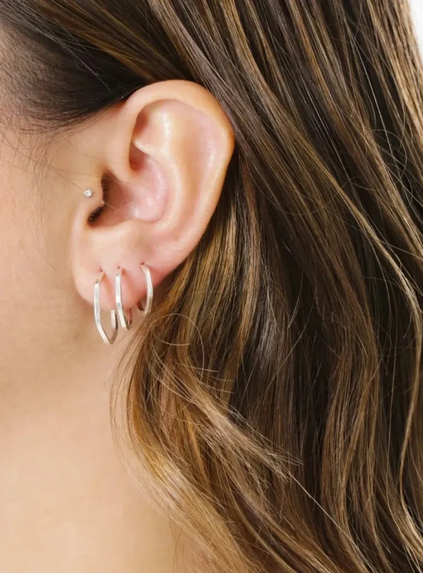 Trio argola sextavada