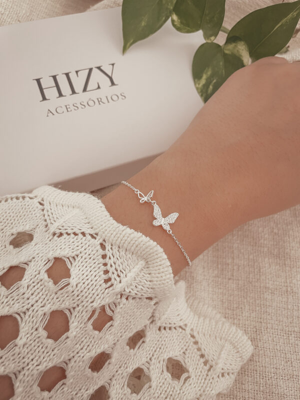 Pulseira Borboleta Cravejada