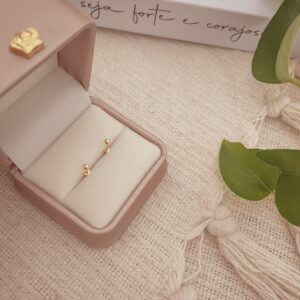 Brinco Bolinha Baby Ouro 18K