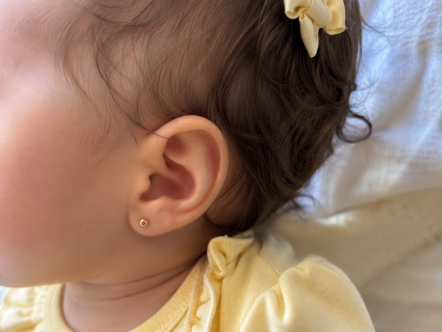 Brinco Bolinha Baby Ouro 18K - Imagem 2